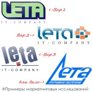 Примеры маркетинговых исследований, Как выбрать логотип